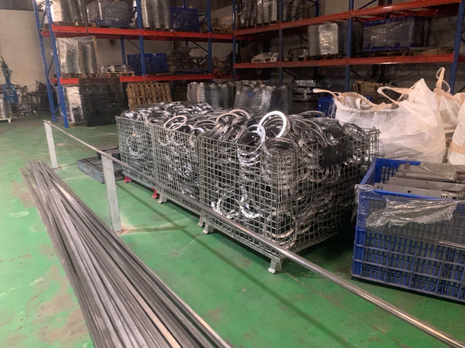 Finished-goods storage area at Alugos, a DEWIN-audited Vietnamese factory
