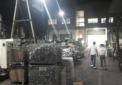 Workshop overview photographed during an on-site factory audit