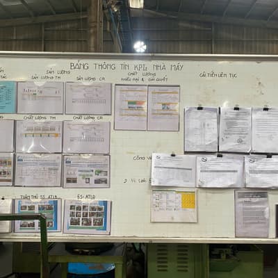 Factory KPI and Production Management Board