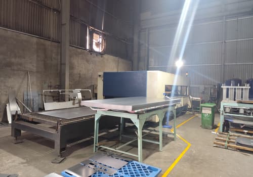 Laser cutting machine at an audited Vietnam factory