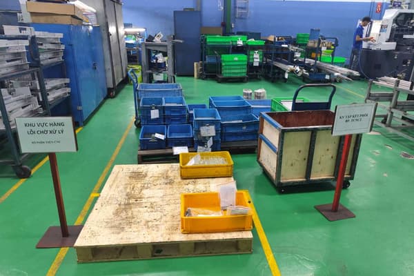Defective goods area