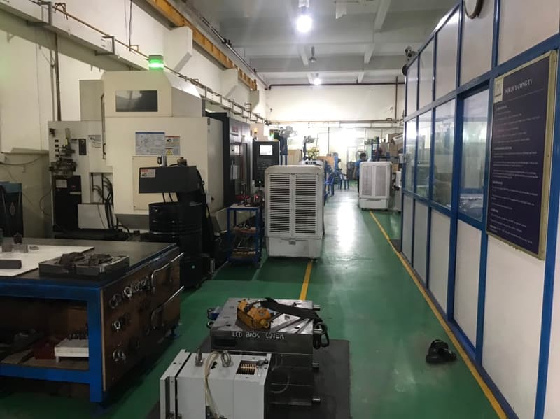 Workshop floor at an audited CNC factory in Vietnam