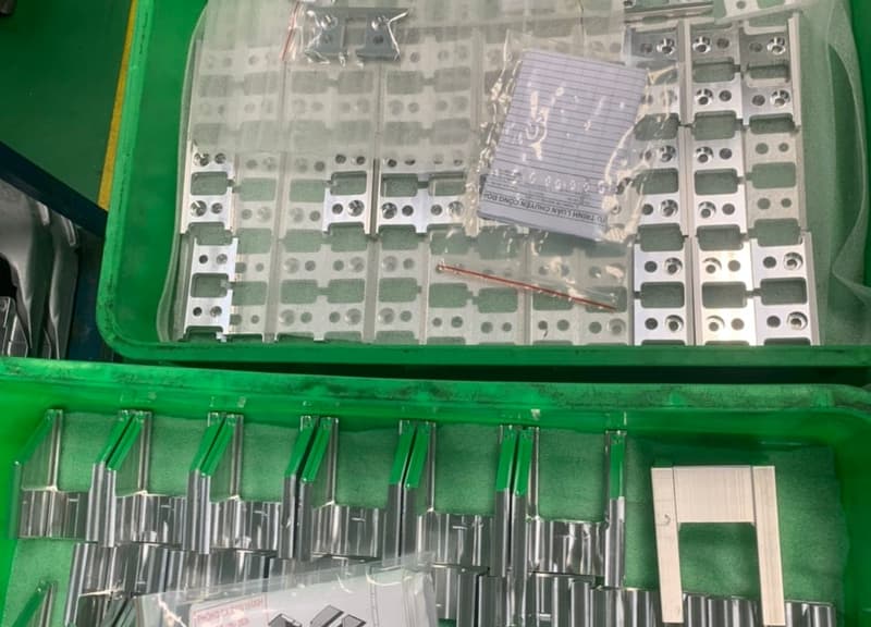 Finished precision metal parts from Bach Tung, an audited DEWIN partner factory in Vietnam