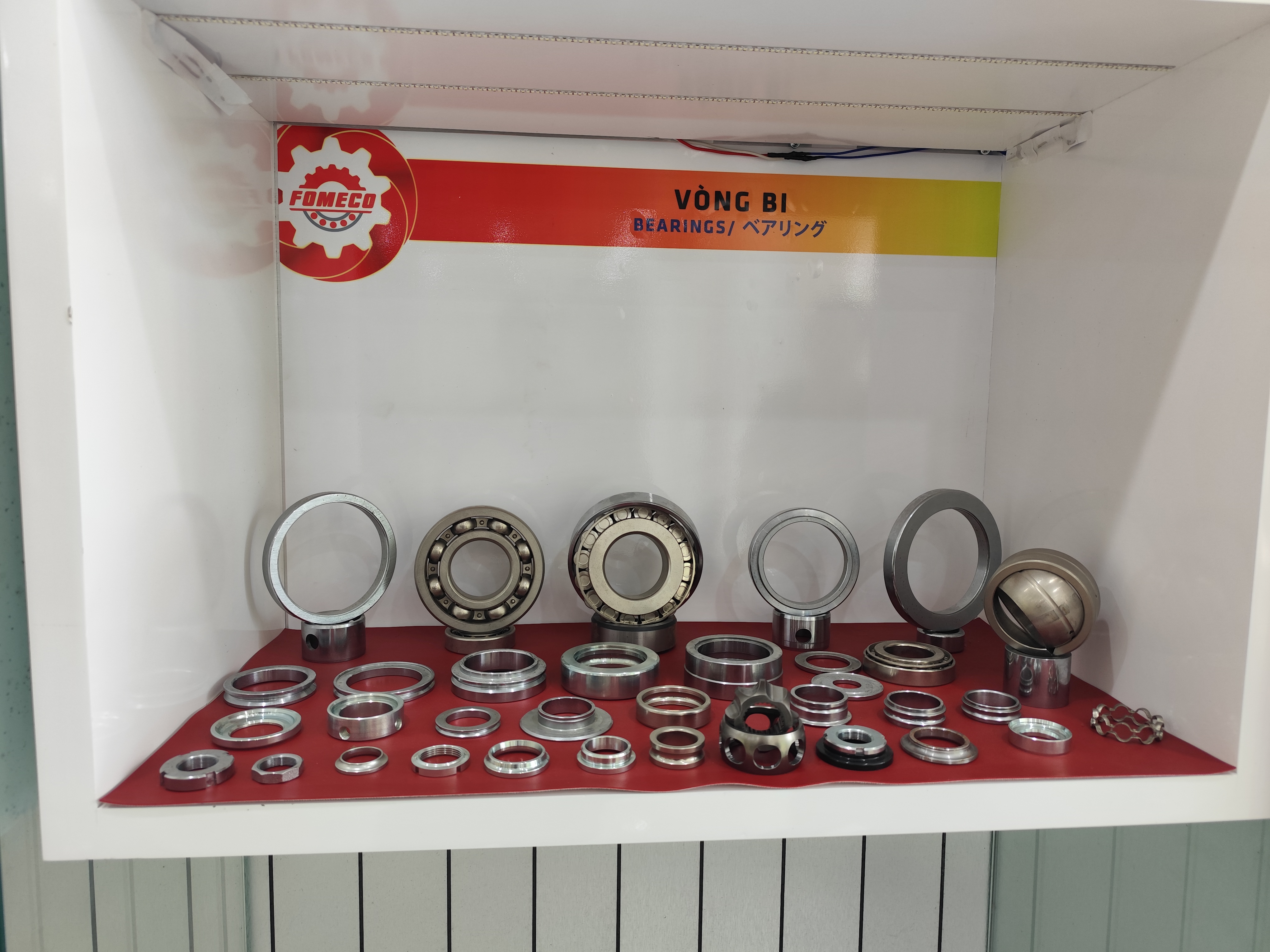 Custom automotive machined parts samples manufactured at a Vietnam precision factory