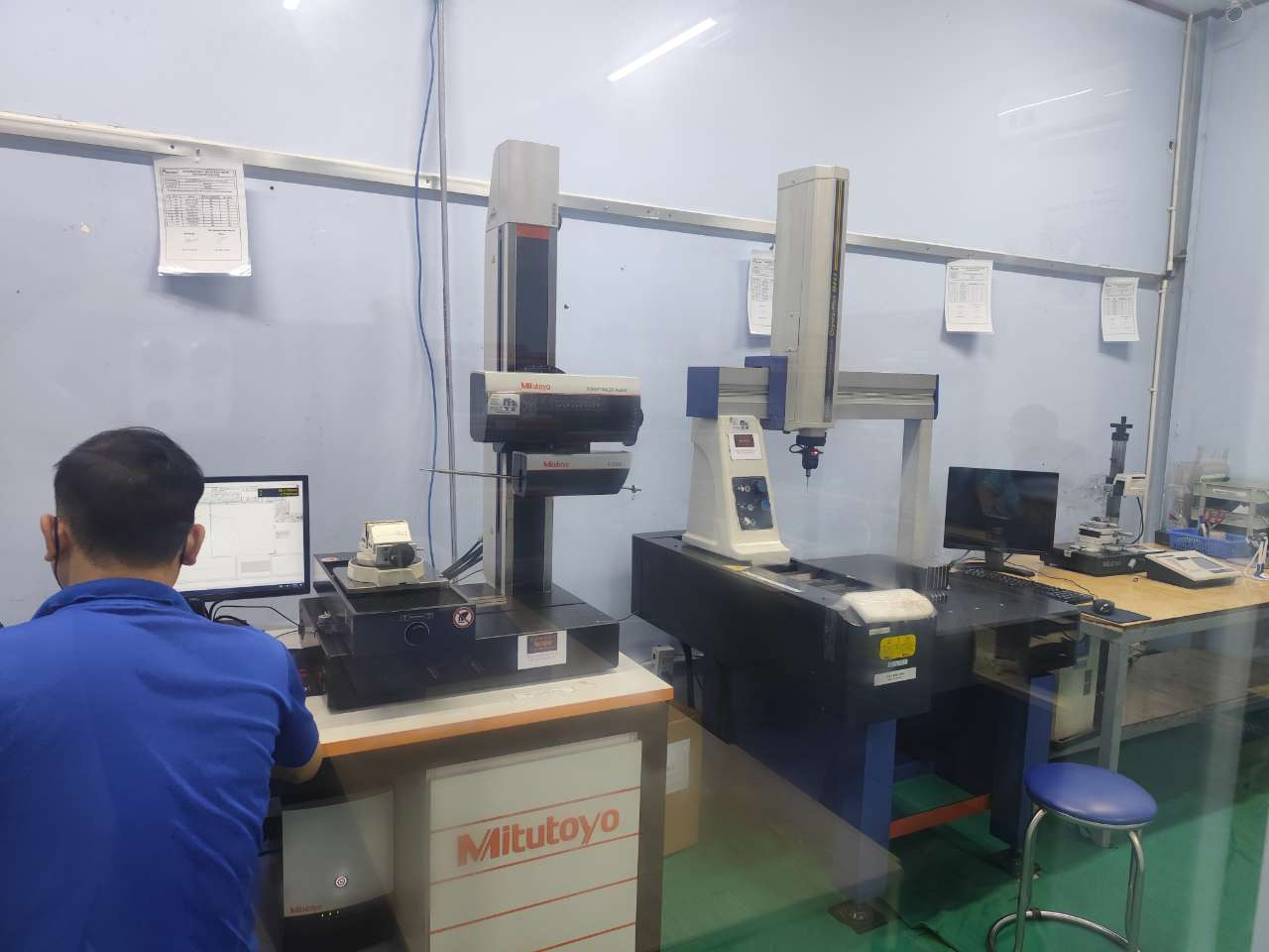 Quality inspection with CMM at Vietnam CNC machining factory