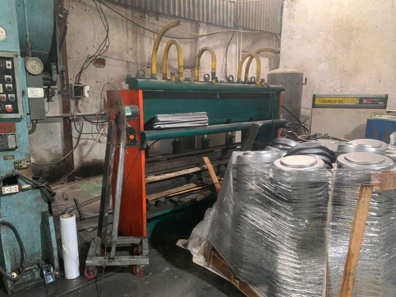 CNC press brake bending sheet metal in Vietnamese manufacturing facility